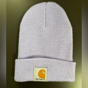 Carhartt Lavender Knit Beanie with Logo Patch